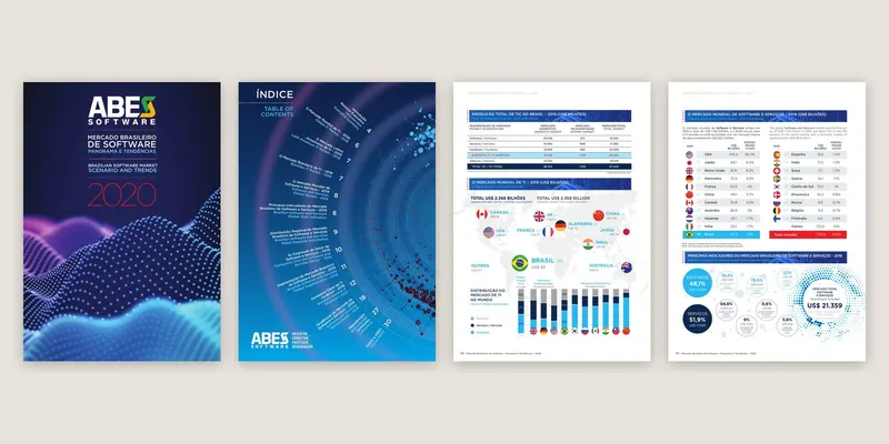 ABES — Brazilian Software Market 2020 — project by RL Rodrigues
