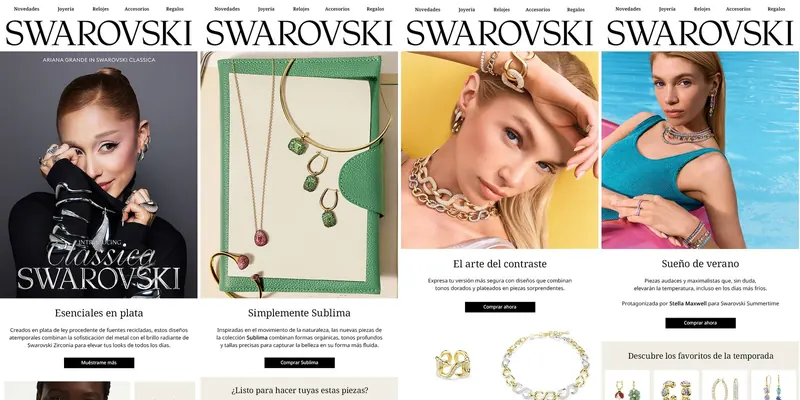 Swarovski — CRM Newsletters — project by RL Rodrigues